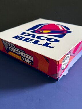 Taco Bell Box 2025 Decades Y2K Take Out Retro Bell Logo Fast Food Collectors